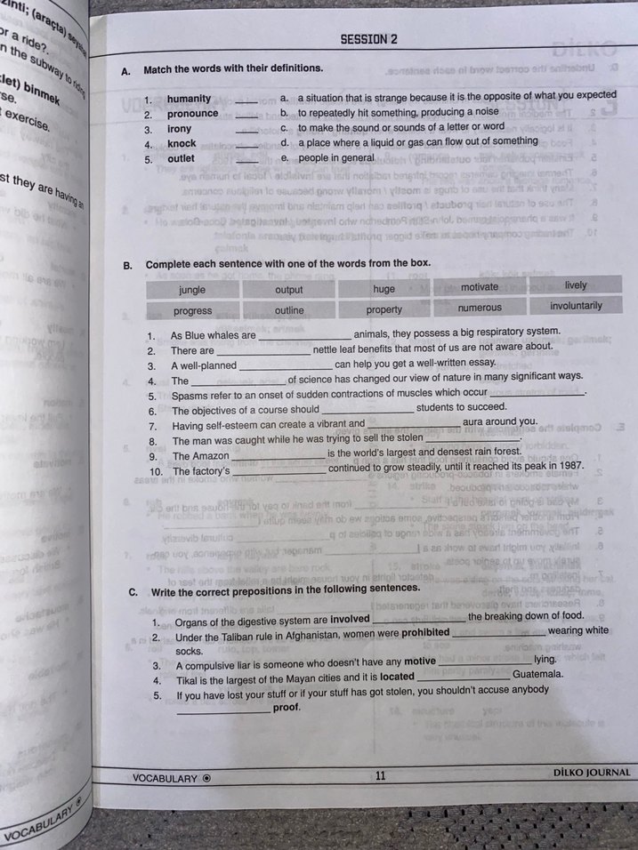 dilko vocabulary 1 - Görsel 4