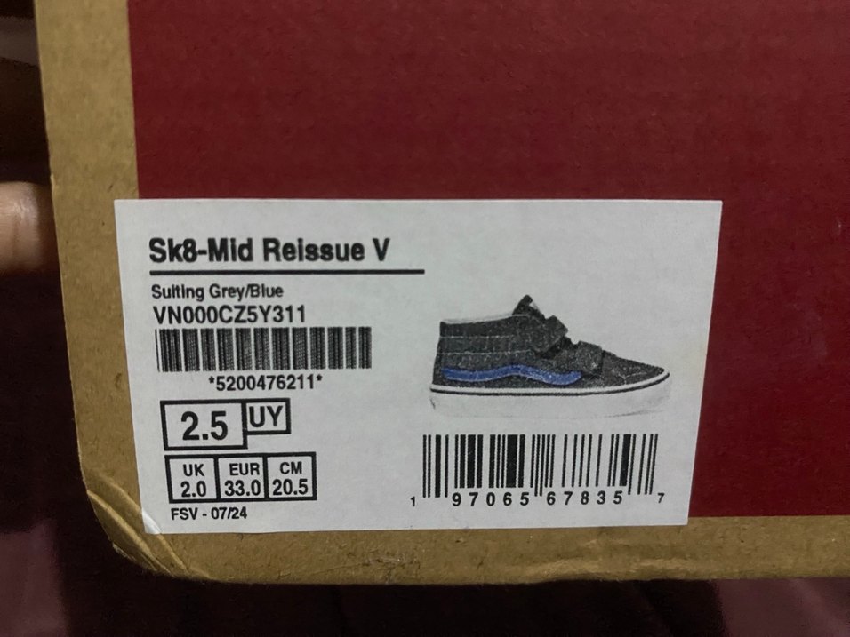 vans Erkek Çocuk Ayakkabı Cırt Cırtlı - Görsel 5