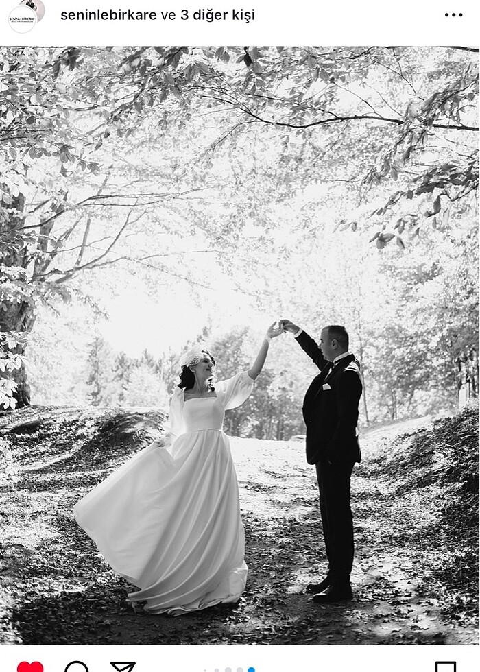 Saten gelinlik - Görsel 4