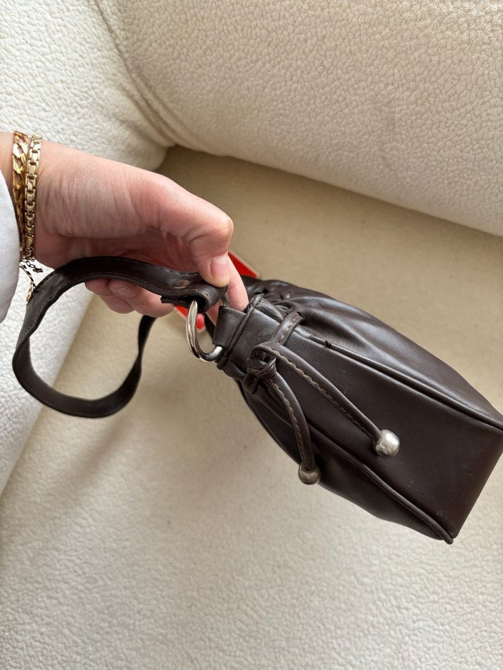 Miracle Kadın Deri Kahverengi Omuz Çantası - Görsel 2