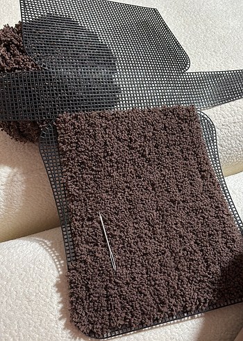 Kahverengi Kürklü Kadın El Çantası - Görsel 3