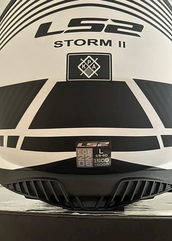 (SIFIR) LS2 Storm-II Dodger Siyah Motosiklet Kaskı - Görsel 2