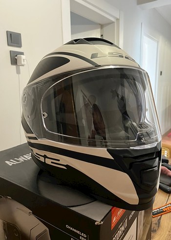 (SIFIR) LS2 Storm-II Dodger Siyah Motosiklet Kaskı - Görsel 5