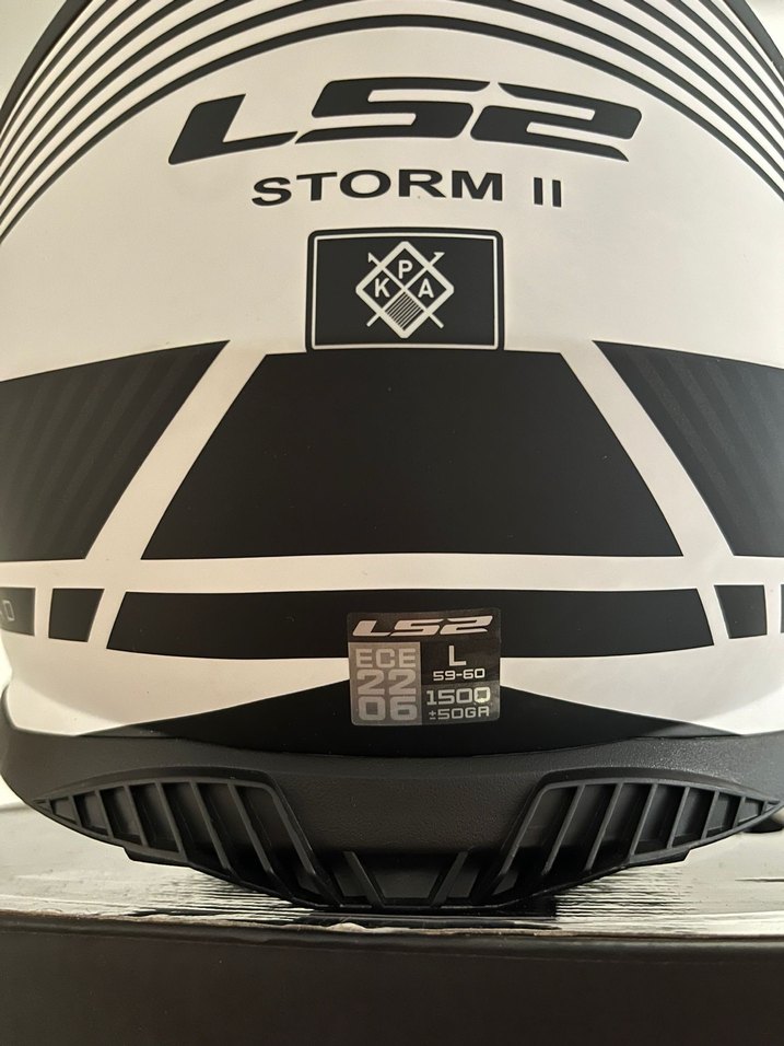 (SIFIR) LS2 Storm-II Dodger Siyah Motosiklet Kaskı - Görsel 2