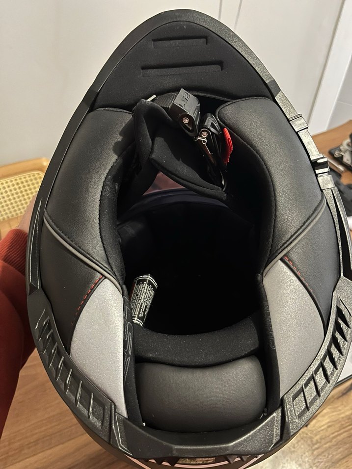 (SIFIR) LS2 Storm-II Dodger Siyah Motosiklet Kaskı - Görsel 4