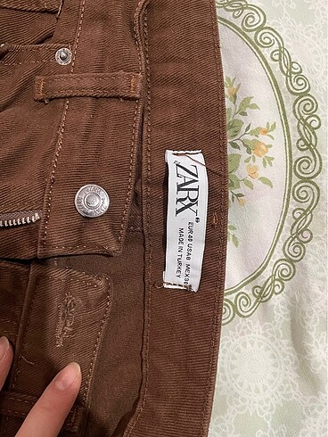 40 Beden Kahverengi jean bol paça