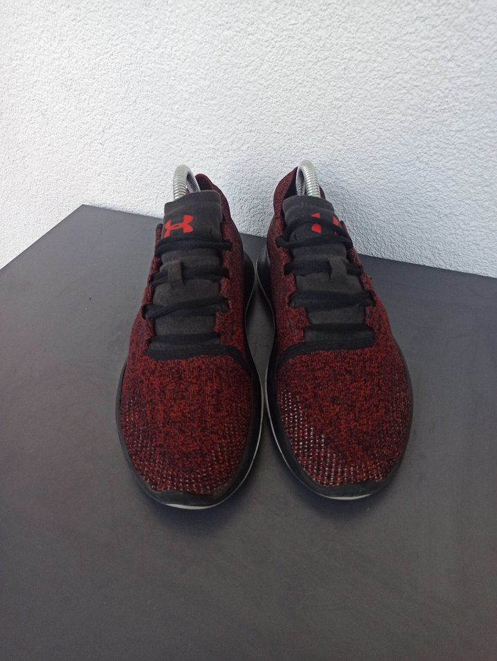Koyu Kırmızı Erkek Spor Ayakkabı Velcro - Görsel 2