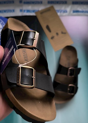Birkenstock Birkenstock Siyah Tokalı Terlik