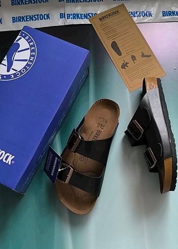 Birkenstock Siyah Tokalı Terlik