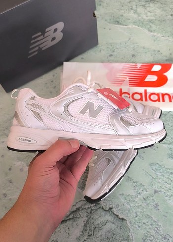 38 Beden beyaz Renk New Balance Beyaz Kadın Spor Ayakkabı