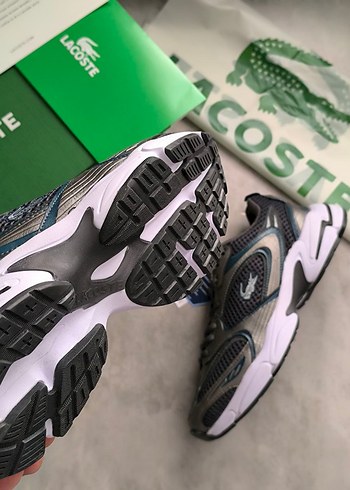 Lacoste Lacoste Gri Yılan Desenli Erkek Spor Ayakkabı