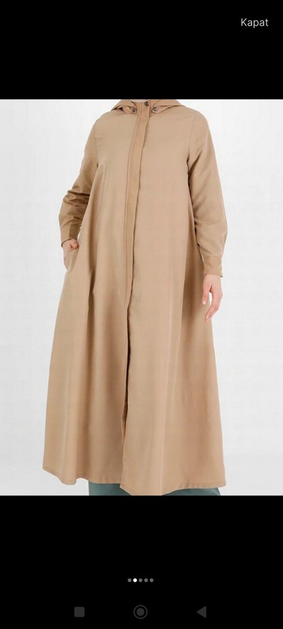 Refka Kapsonlu Fermuarlı Trençkot_42/48 - Görsel 2