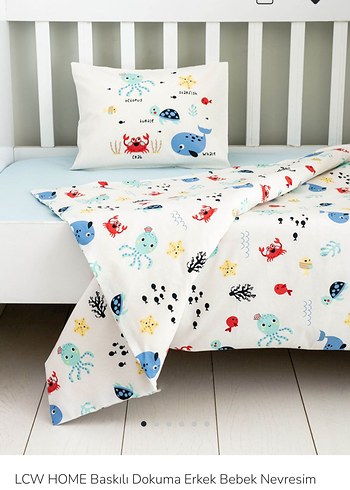 LCW HOME Erkek Bebek Baskılı Nevresim Seti - Görsel 2