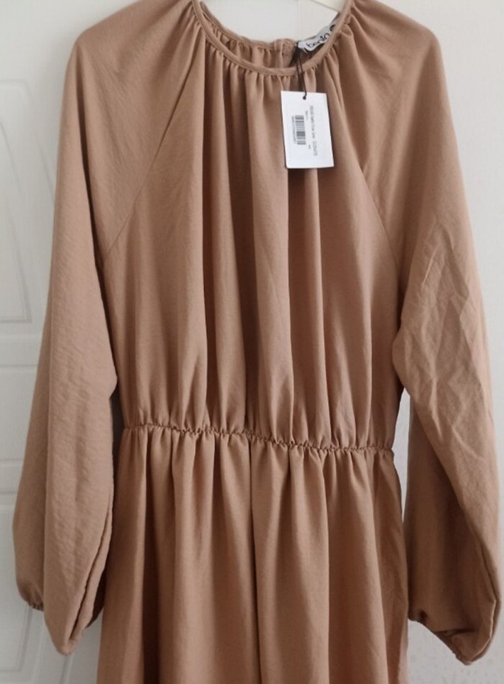 Benin Uzun Kollu Elbise_44beden - Görsel 2