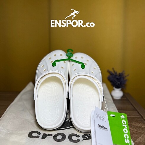 36 Beden beyaz Renk Crocs Terlik İthal | 36-40