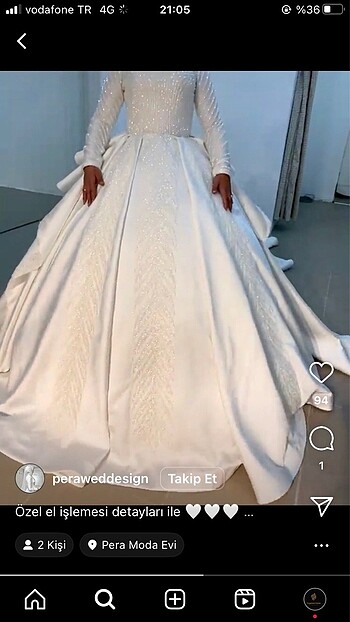 Tesettür gelinlik - Görsel 2