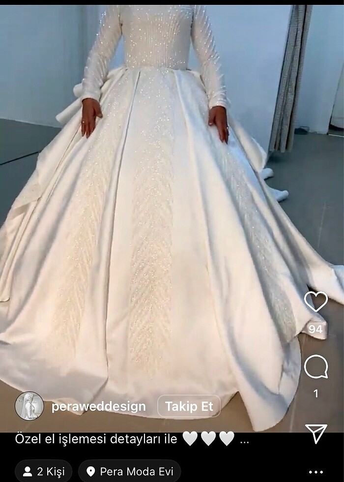 Tesettür gelinlik - Görsel 2