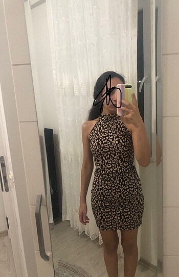 Diğer Leopar desenli elbise