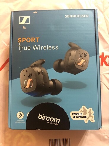 Sennheiser sıfır su geçirmez kulak içi kulaklık