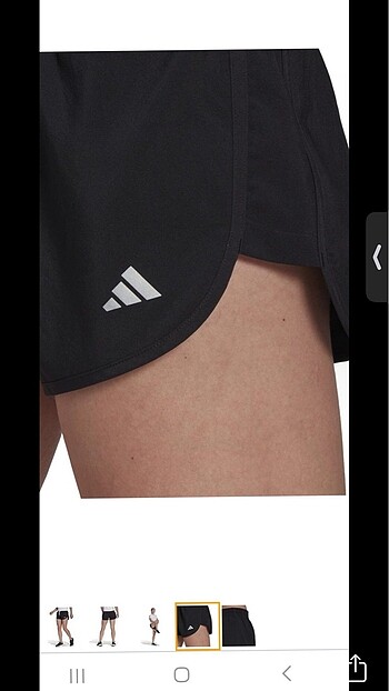 34 Beden Adidas RuN IT SHORT şort kadın 2xs