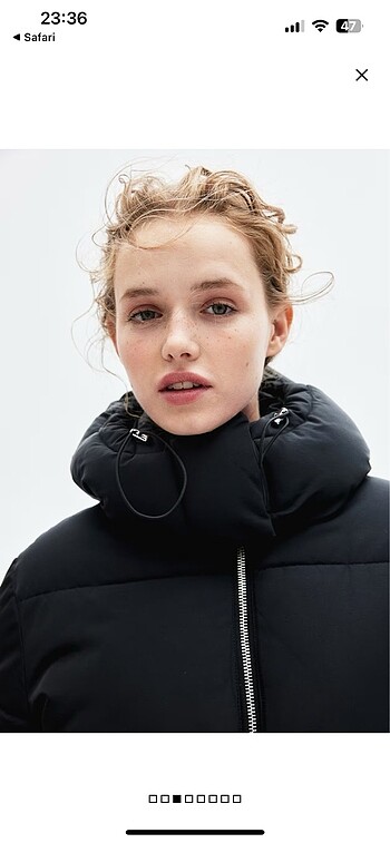 s Beden H&M siyah mont