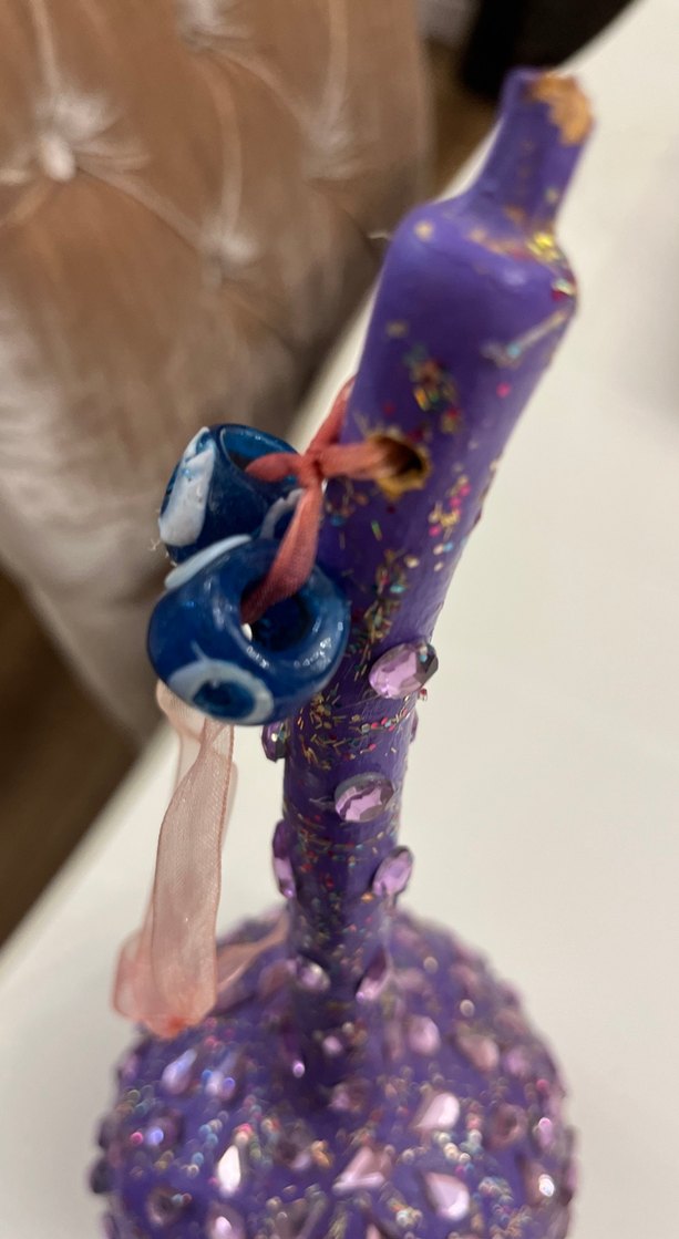 Mor Renkli Süslemeli susak - Görsel 3