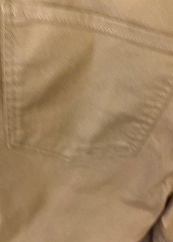 Bej Kadın Kemerli Kumaş Pantolon - Görsel 4