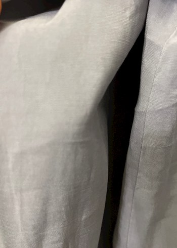 Gri kadın gömlek - Görsel 4