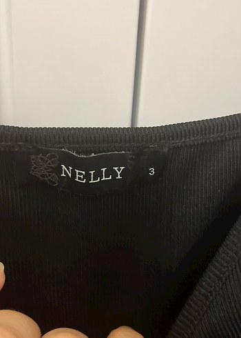 Siyah V Yakalı Uzun Kadın Triko Elbise - Görsel 3