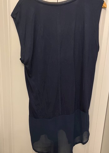 Lacivert Tunik V Yakalı - Görsel 4