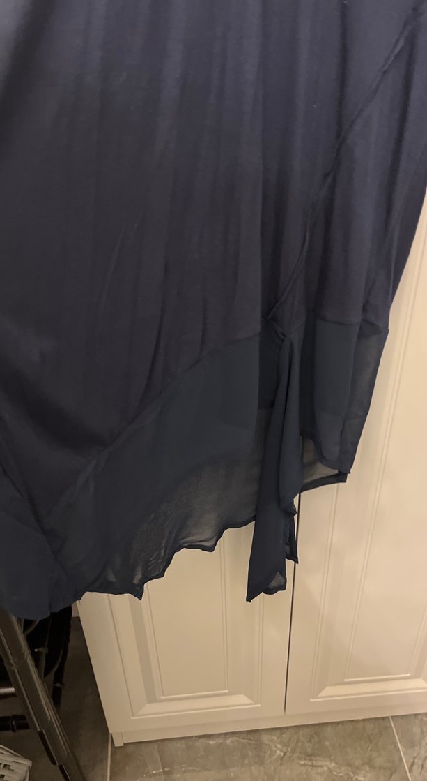 Lacivert Tunik V Yakalı - Görsel 2