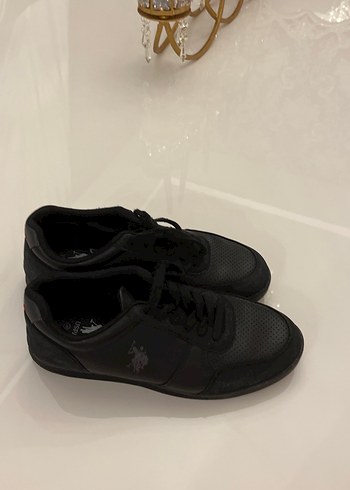 U.S. Polo Assn. Kadın Siyah Spor Ayakkabı