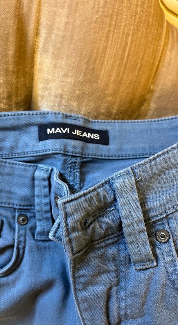 Erkek Gri Kot Mini Şort - Görsel 2