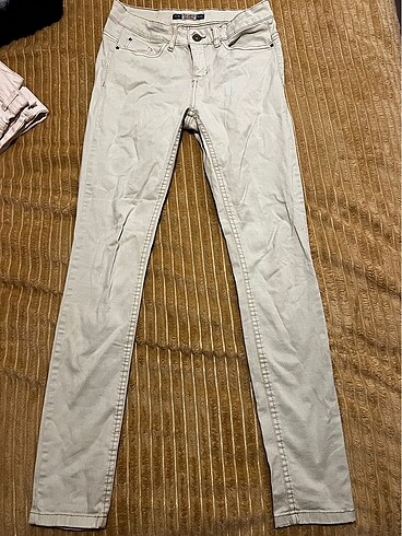 düşük bel, krem rengi skinny jean