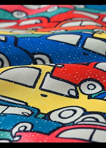 Çocuk Çok Renkli Kapüşonlu Yağmurluk - Görsel 5