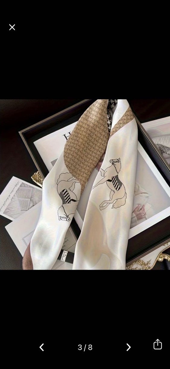 Hermes model Fular - Görsel 3