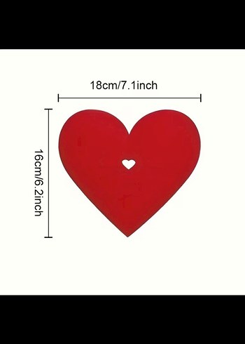Kalp sunumluk 2 adet - Görsel 2