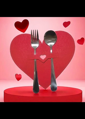 Kalp sunumluk 2 adet - Görsel 3