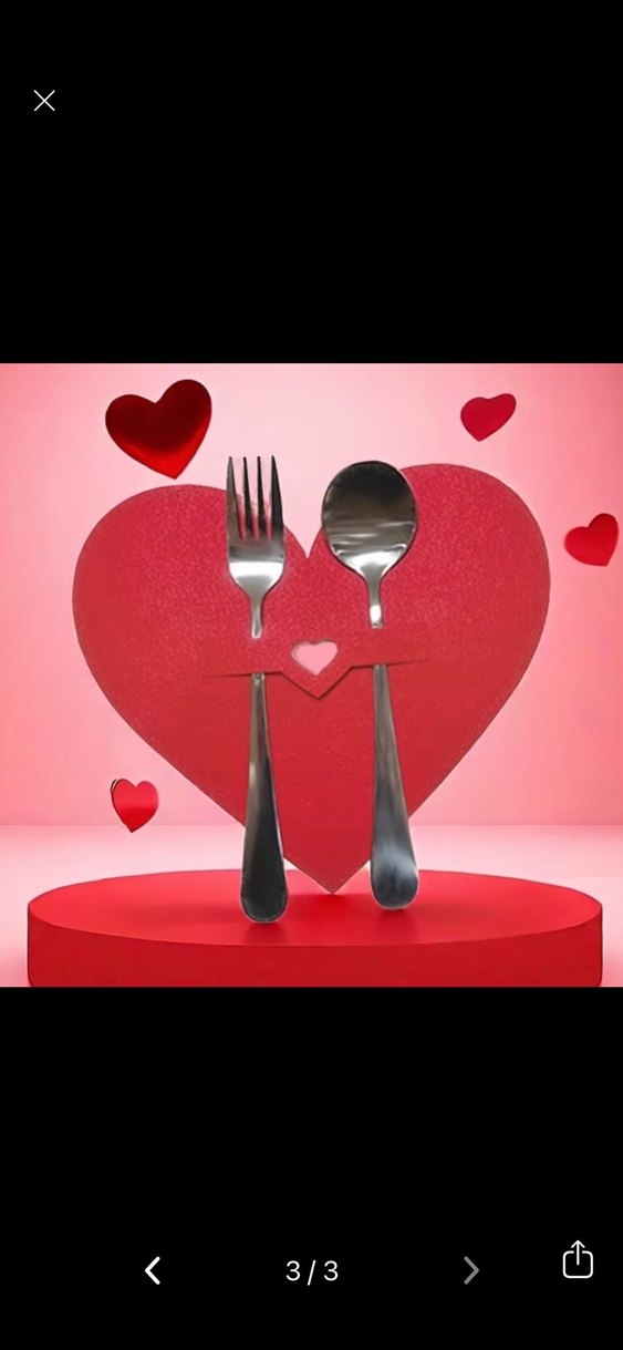 Kalp sunumluk 2 adet - Görsel 3