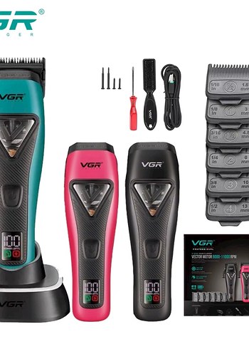 VGR Profesyonel Saç Kesme Makinesi 9000-11000 RPM - Görsel 2
