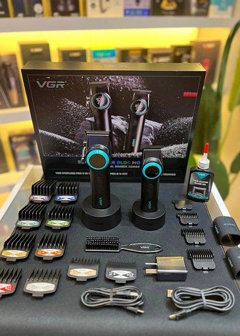 Kırmızı VGR Tıraş Makinesi Seti - Görsel 2