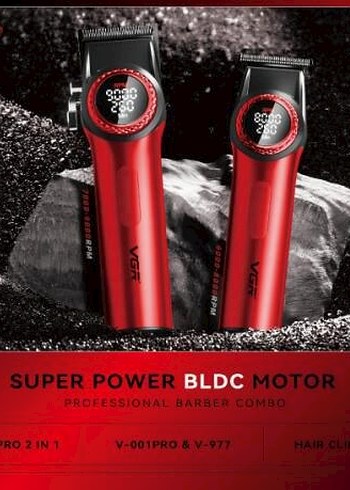 Kırmızı VGR Tıraş Makinesi Seti - Görsel 3