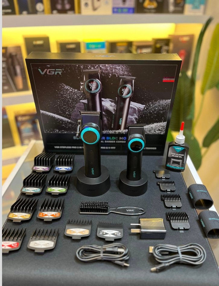 Kırmızı VGR Tıraş Makinesi Seti - Görsel 2