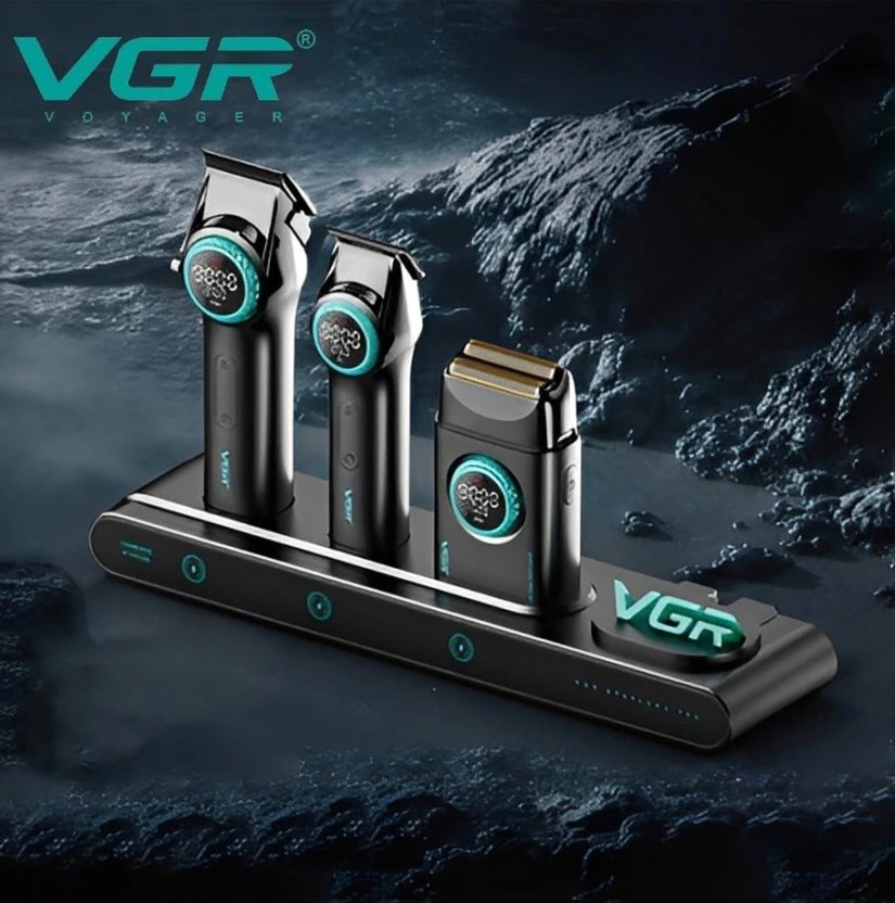 VGR Stepless Pro 3'ü 1 Arada Siyah Tıraş Makinesi - Görsel 3