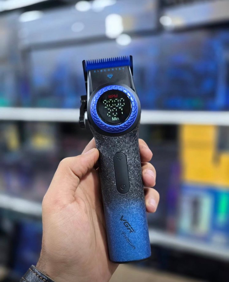 VGR 9000 Mavi Profesyonel Saç Kesme Makinesi - Görsel 2