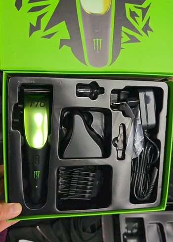 F-16  monster  10.000 RPM devri  Saç Kesme Makinesi fade dişlik - Görsel 4