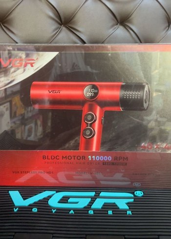 VGR fön Makinesi cihazı,110.000 RPM hızında BLDC motora sahiptir