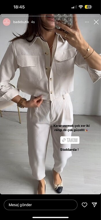 Keten takım 1 kez giyildi small
