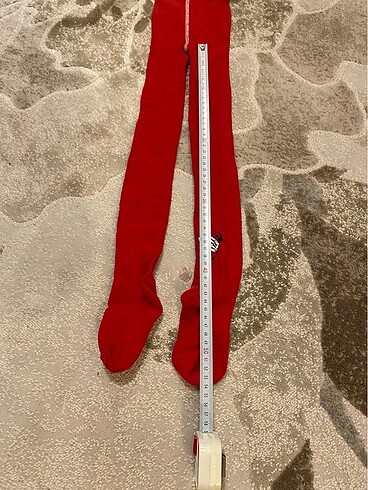 Kırmızı Çocuk Külotlu Çorap - Görsel 3