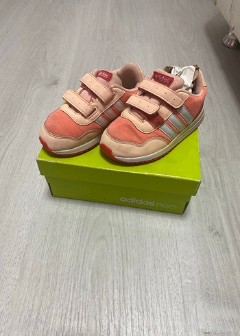 23 Beden Kız Çocuk Pembe Adidas Spor Ayakkabı
